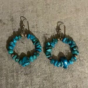 Native American Style Turquoise Earrings